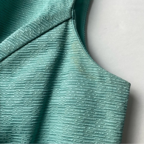 Love21 women’s Mini‎ Dress Size S Seafoam Green zipper sleeveless pre owned - Picture 13 of 16